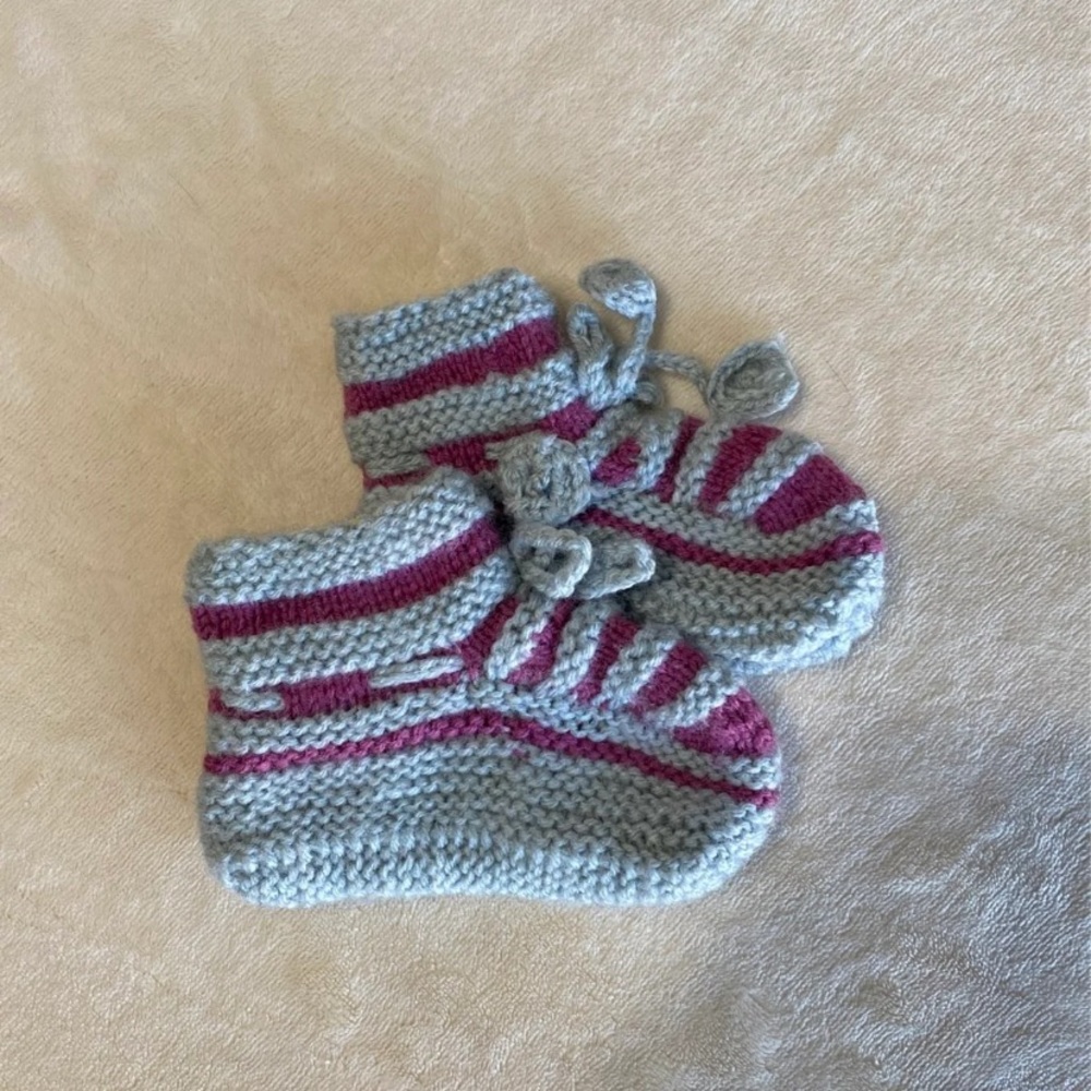 Handmade Wool Socks Baby - Picture 4 of 4